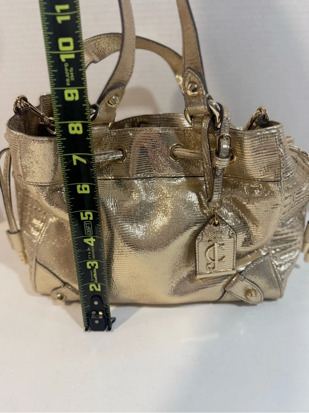 Juicy Couture Metallic Gold Satchel